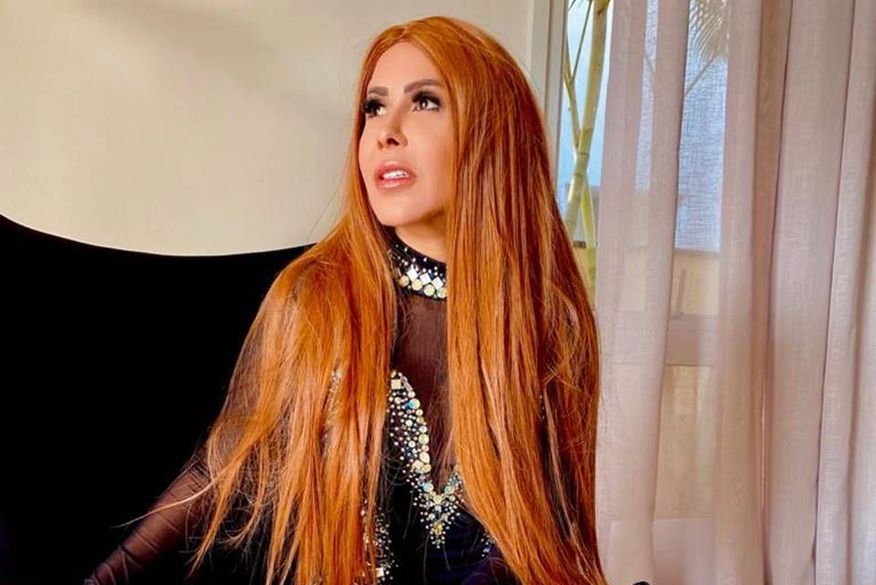 A dançarina e cantora Joelma não escondeu que o seu novo visual é composto por uma peruca. (Foto: Reprodução/Redes Sociais)