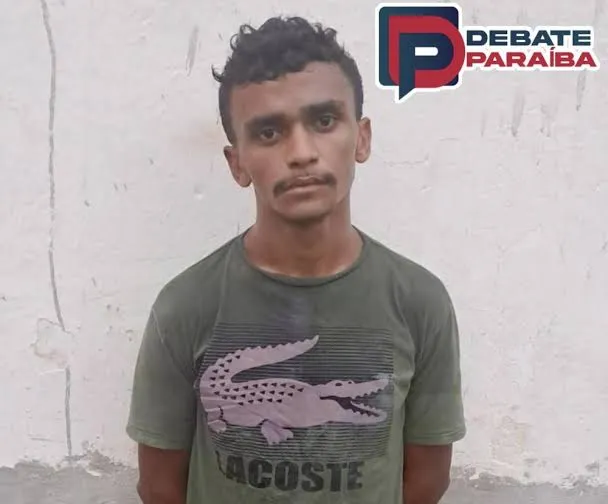 Felipe Ramos foi localizado e preso no Condomínio Doca Gadelha, em Sousa (Foto: Reprodução)