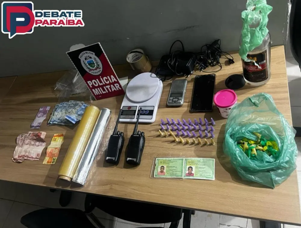 Os suspeitos e todo o material apreendido foram encaminhados à delegacia de Polícia Civil, para serem adotados os procedimentos cabíveis ao caso (Foto: Reprodução)