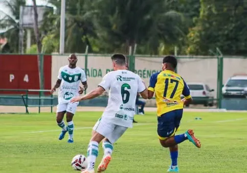 Clube paraibano abre o placar com Ciro Henrique, mas perde Jackson expulso ainda no primeiro tempo e sofre virada na partida (Foto: Reprodução)