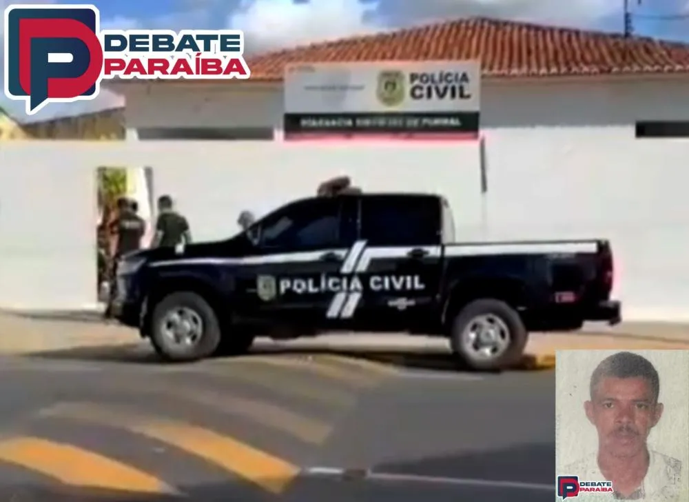 O acusado foi levado à delegacia de Polícia Civil, para serem realizados os procedimentos necessários, pela autoridade policial judiciária (Foto: Reprodução)