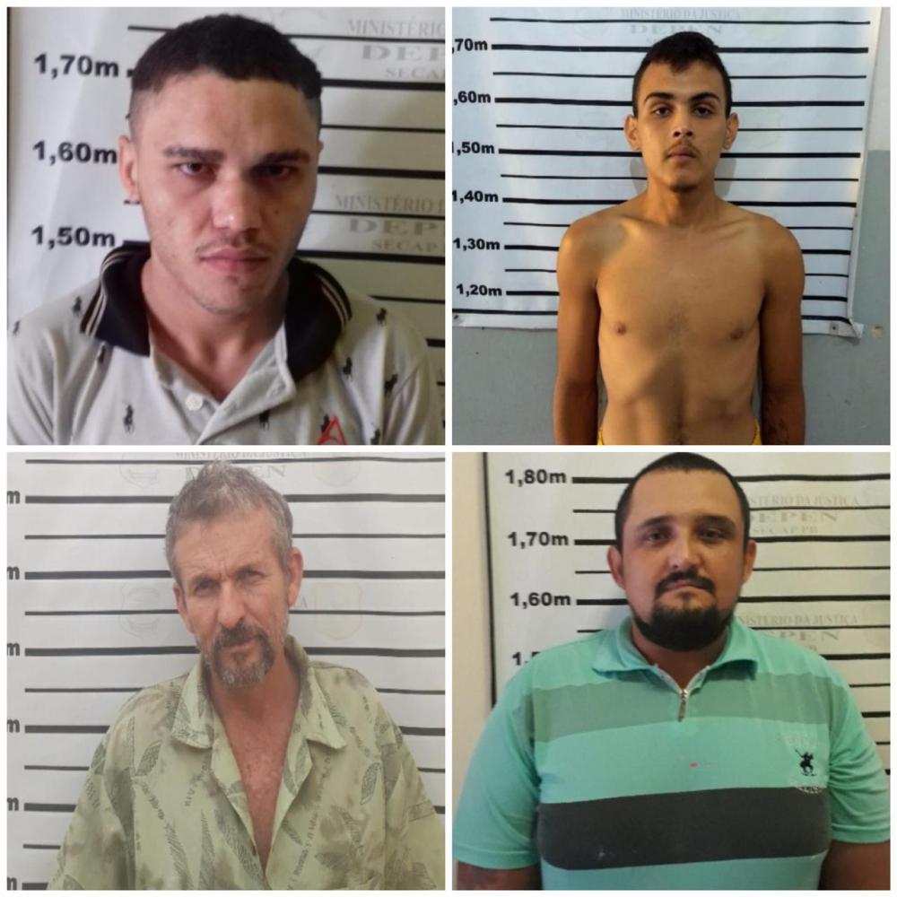 Guarnições de serviço da Polícia Militar que estão realizando diligências por toda a região com o objetivo de localizar e recapturá-los (Foto: Reprodução)