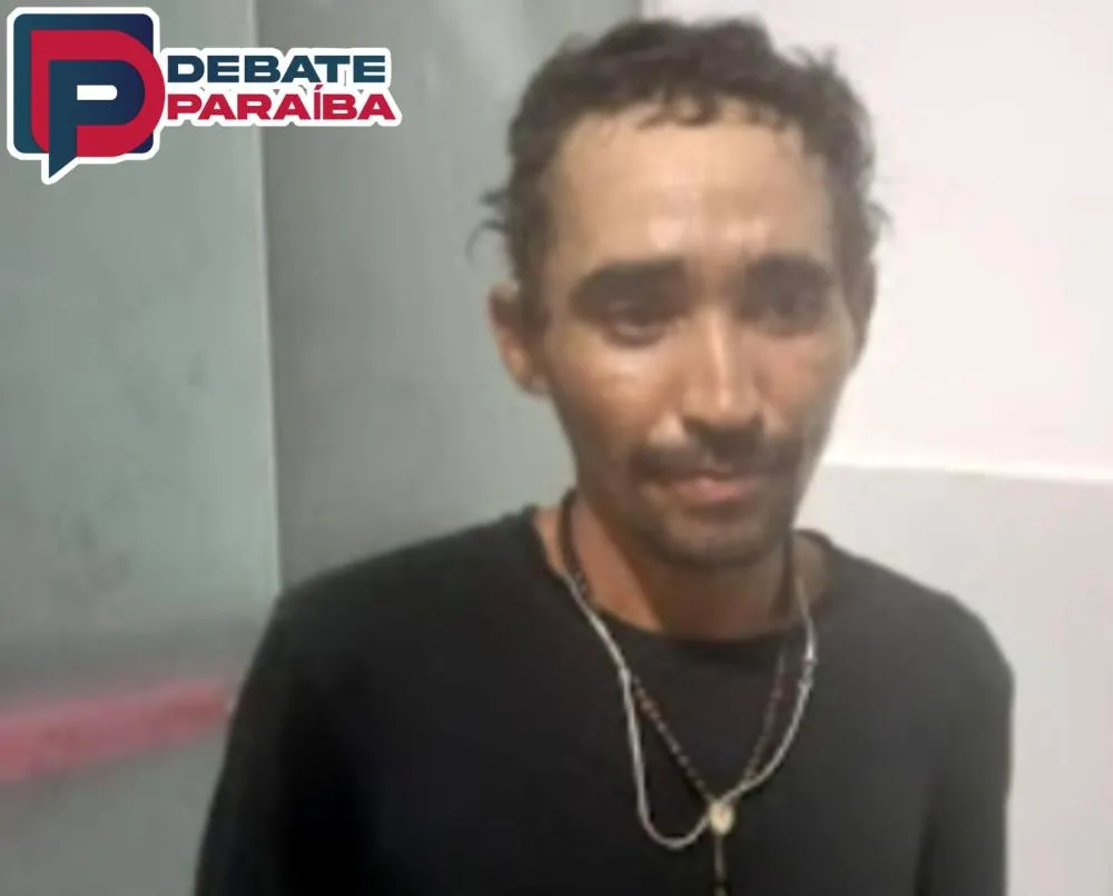 O infrator da lei foi conduzido à delegacia, e após a audiência de custódia ele será recambiado à Colônia Penal Agrícola de Sousa (Foto: Reprodução)