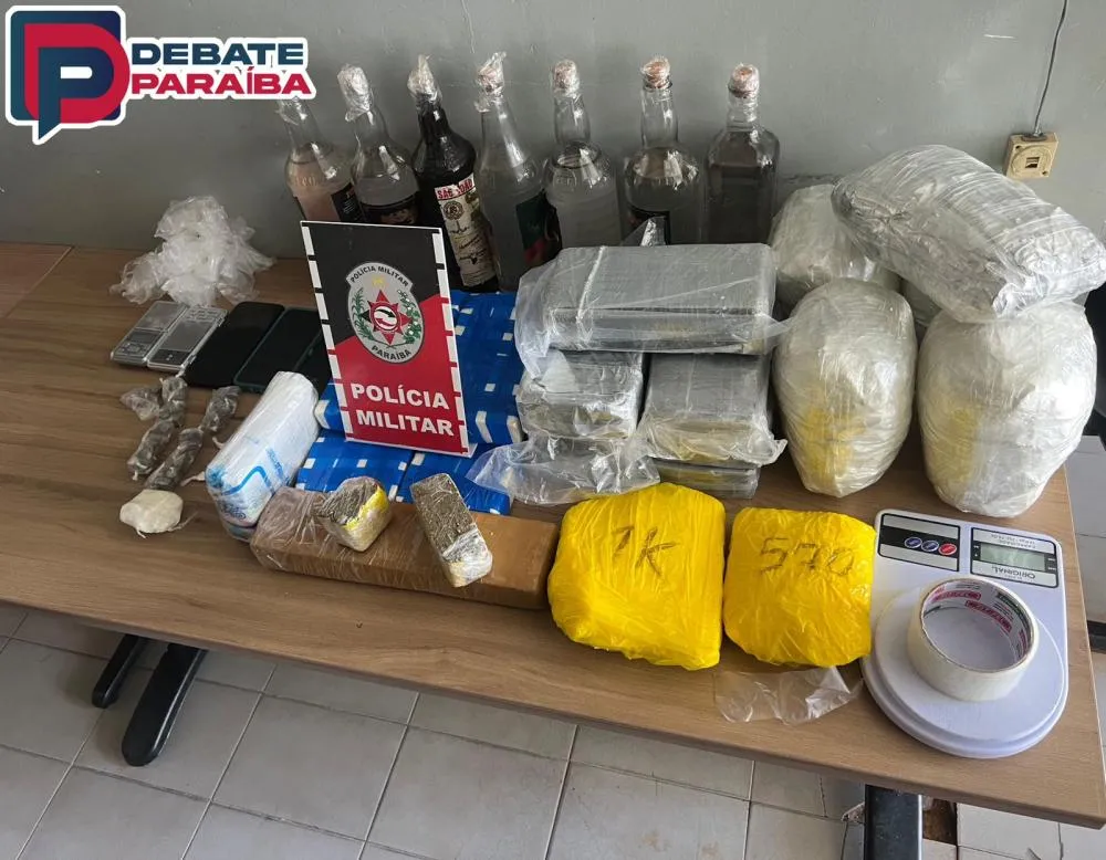 Ao término da ação policial, todo o material apreendido e a jovem foram conduzidos à delegacia de Polícia Civil, para serem adotados os procedimentos que determinam a lei (Foto: Reprodução)