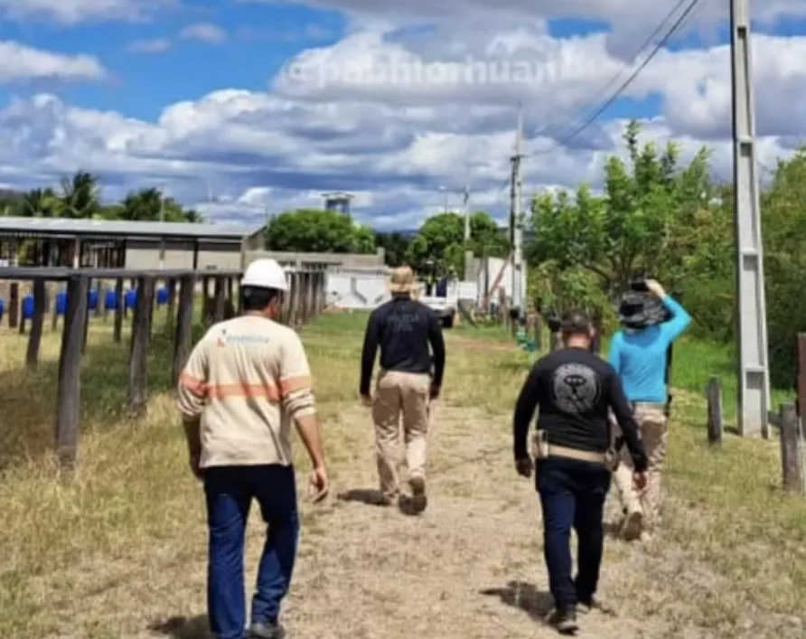 Ao término da ação policial, um deles foi conduzido à delegacia de Polícia Civil e autuado em flagrante, enquanto o outro permanece foragido (Foto: Reprodução)