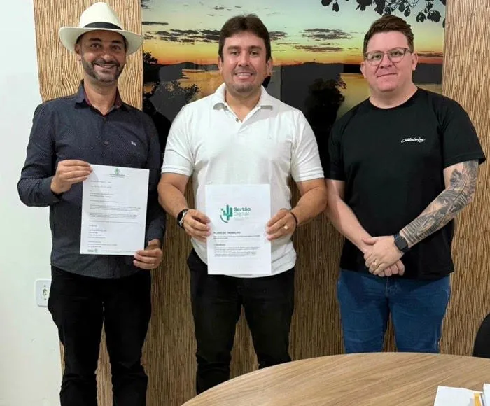 O secretário Koloral Júnior falou do empenho do prefeito Helder Carvalho em investir no setor tecnológico. (Foto: Reprodução).