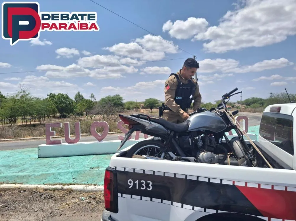 Diante da constatação, a moto recuperada foi levada à delegacia de Polícia Civil, para serem adotados os procedimentos necessários (Foto: Reprodução)