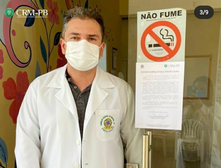 De acordo com o diretor do Departamento de Fiscalização do CRM-PB, Bruno Leandro de Souza, no momento da vistoria não havia médico de plantão. (Foto: Reprodução).