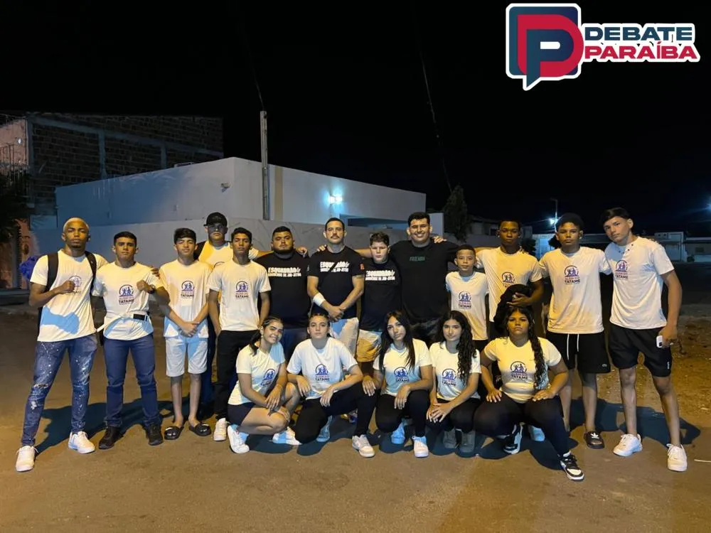 O projeto social desenvolvido em Sousa atende crianças e adolescentes, oferecendo aulas de jiu-jitsu como alternativa de inclusão (Foto: Reprodução)