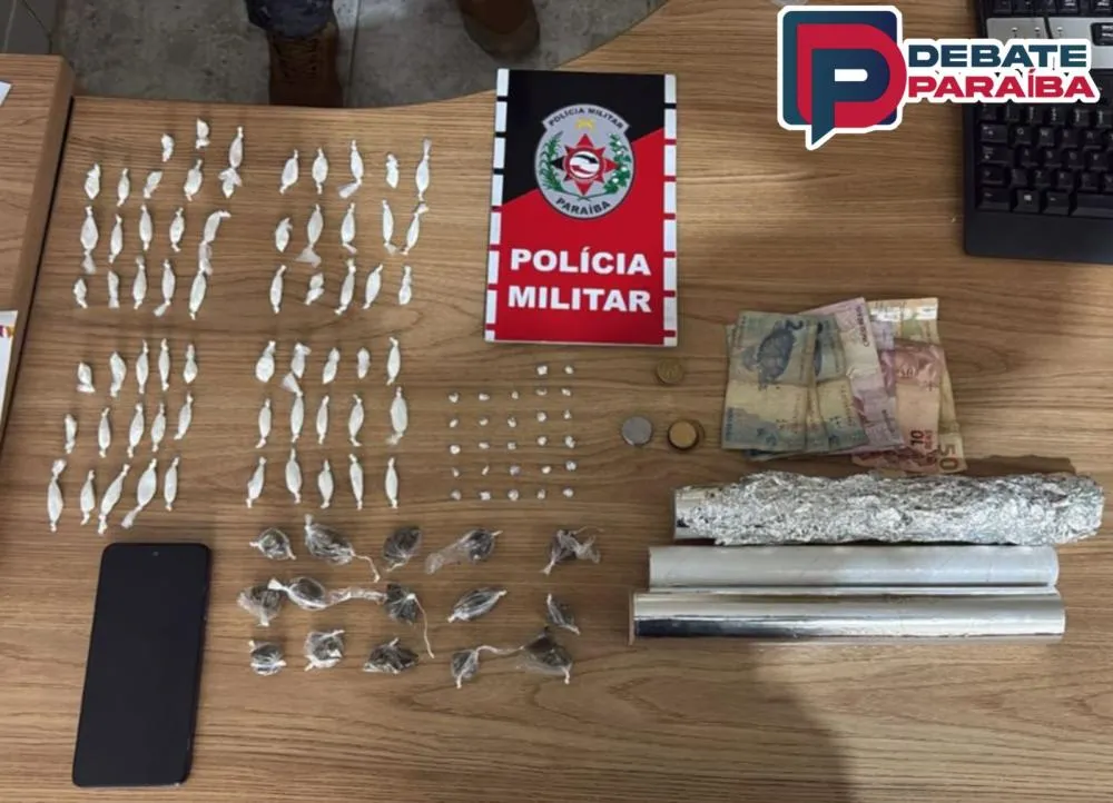 Os suspeitos e todo o material apreendido, foram conduzidos à delegacia de Polícia Civil, para serem adotadas as medidas pertinentes ao caso (Foto: Reprodução)