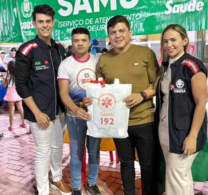 O evento também contou com a apresentação cultural do Coral Doce Melodia, formado por crianças atendidas pelo CRAS (Centro de Referência de Assistência Social), que abrilhantou a programação. (Foto: Reprodução).