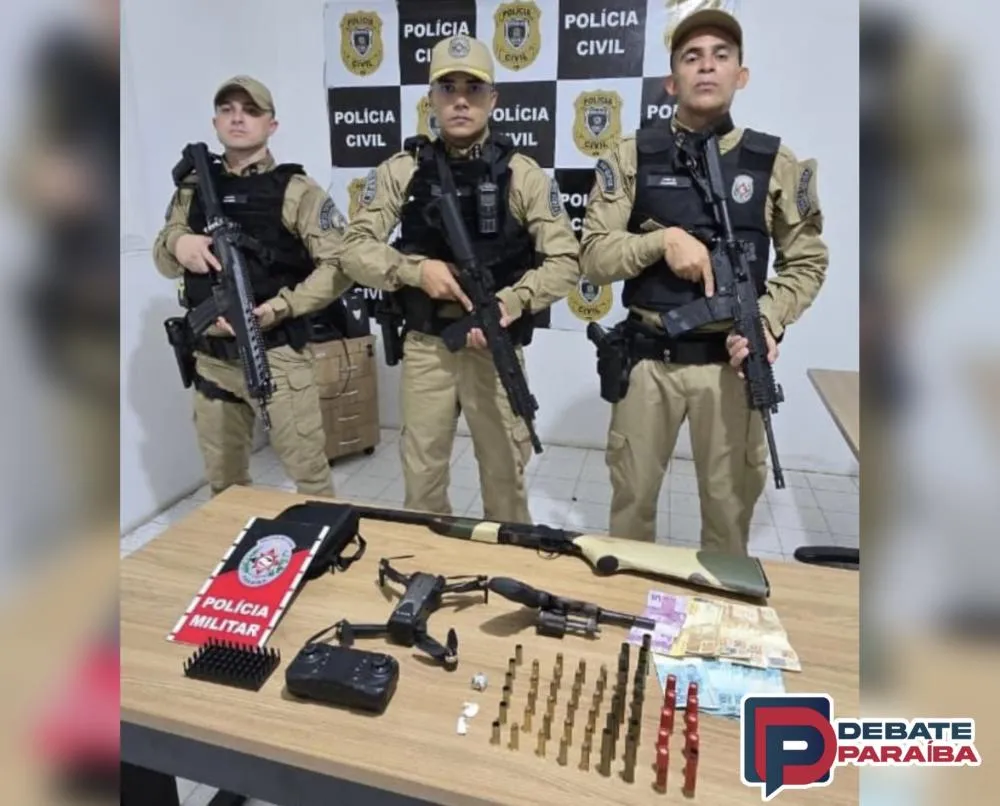 O menor infrator e todo o material aprendido foram encaminhados à delegacia de Polícia Civil (Foto: Reprodução)
