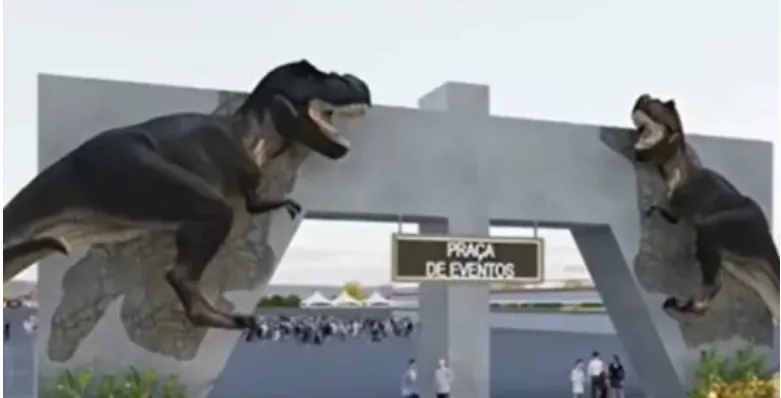 A obra promete ampliar a estrutura da cidade para a realização de grandes festividades e eventos culturais. (Foto: Reprodução).