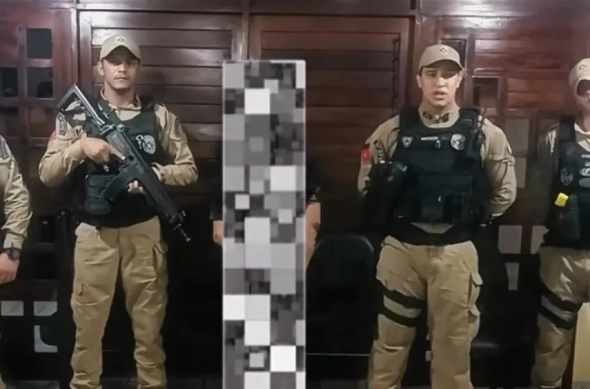 De acordo com informações da polícia, a guarnição realizava patrulhamento de rotina quando foi acionada pelo gerente do estabelecimento. (Foto: Reprodução).