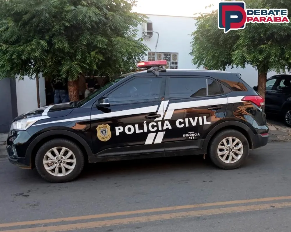 Polícia Civil prende três homens suspeitos de praticarem crimes de ameaça e extorsão contra mulher, na cidade de Pombal
