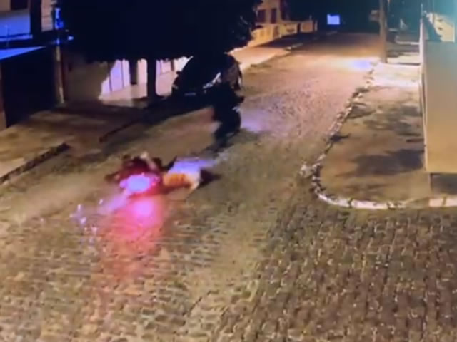 A Polícia Militar ao ter conhecimento do delito realizou diligências pela cidade, porém não obteve êxito na captura do assaltante (Foto: Reprodução Redes Sociais)