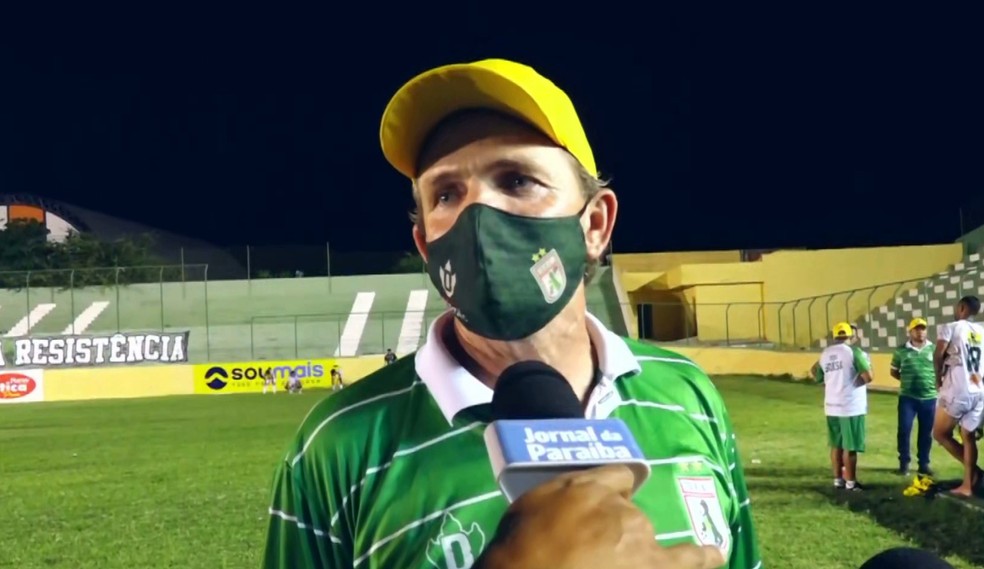 Schardong deixa o Sousa na terceira colocação do Campeonato Paraibano, com sete pontos conquistados — Foto: Reprodução / Jornal da Paraíba