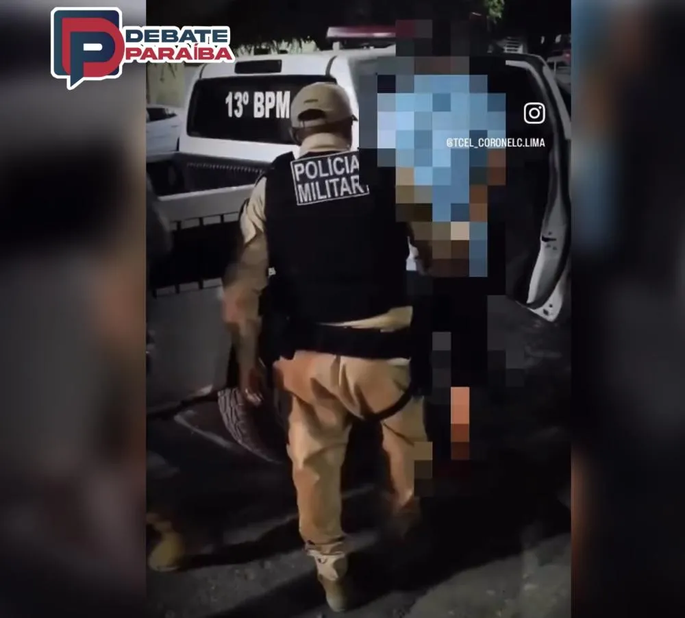 O indivíduo foi conduzido à Delegacia de Polícia Civil, onde foi apresentado à autoridade policial (Foto: Reprodução)