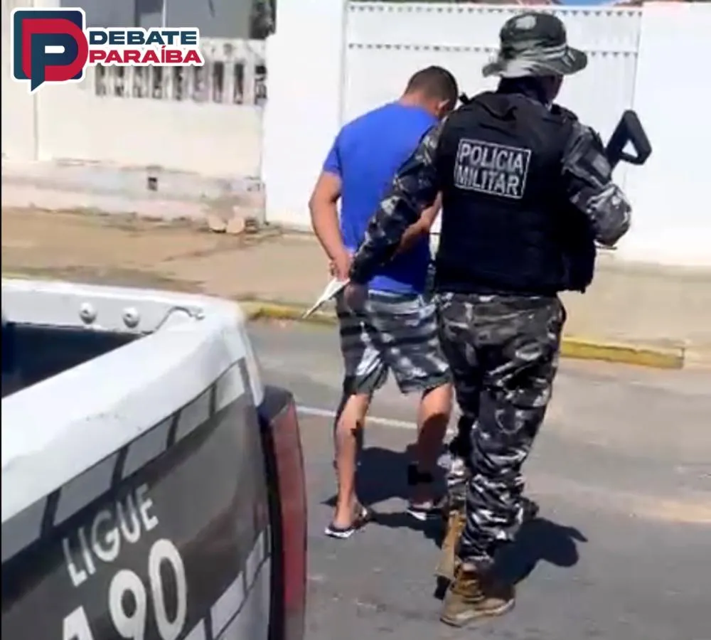 Após a prisão, o indivíduo foi conduzido a delegacia de Polícia Civil, para serem  adotados os procedimentos legais (Foto: Reprodução)
