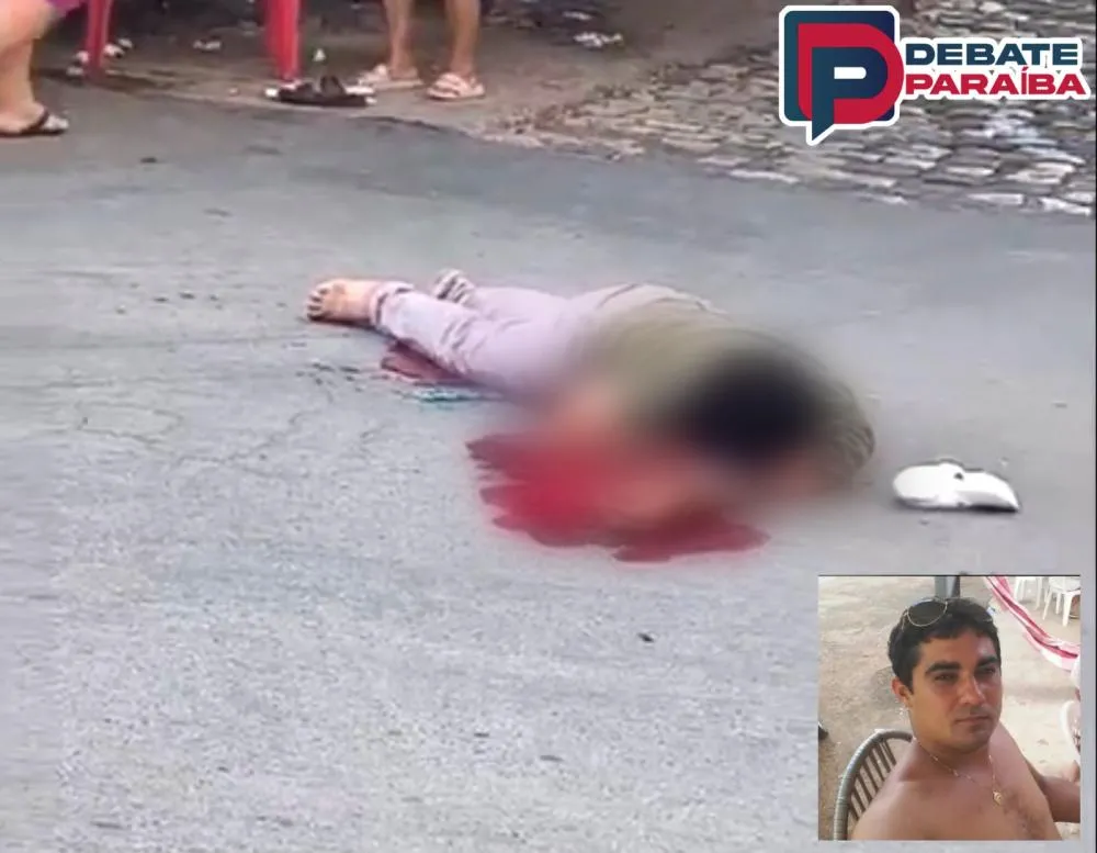 Homem é assassinado com tiros de arma de fogo em via pública, no município de Sousa