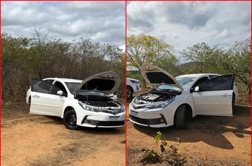Polícia Militar recupera Corolla roubado durante assalto com família feita refém em São Francisco