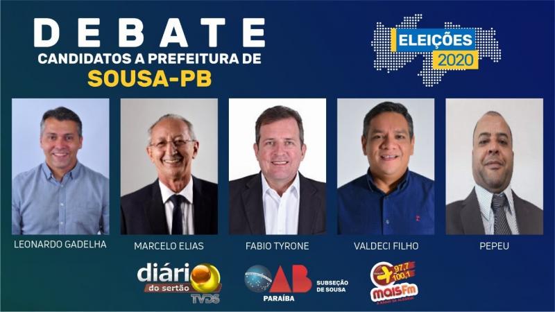 Eleições 2020 - Debate com os candidatos a prefeito de Sousa-PB